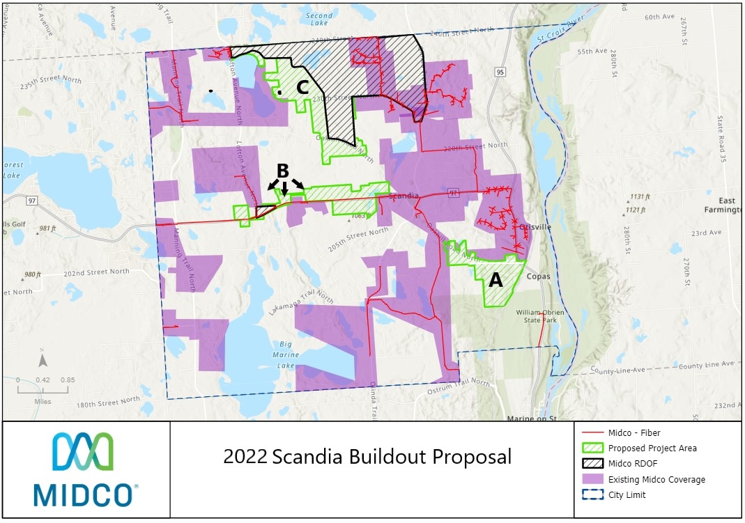 2022 Proposed Midco Buildout Areas - Copy